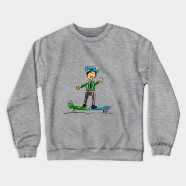 kids art boy Crewneck Sweatshirt by pimkie